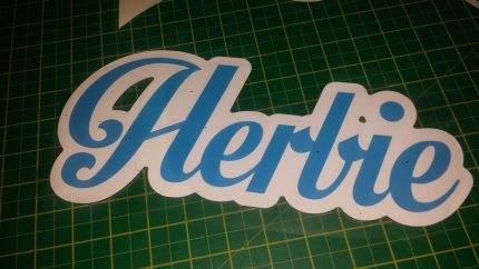 Personalised Name Placque by Herbie Hysteria